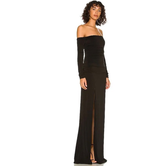 Cinq a Sept Holly Gown in Black - Picture 2 of 9